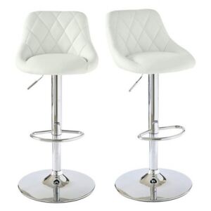 Barové stoličky s operadlom, 2 farby, biele