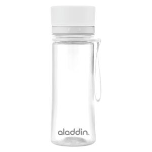 Fľaša na vodu ALADDIN AVEO 350 ml. so závesným uškom, biela 10-01101-090