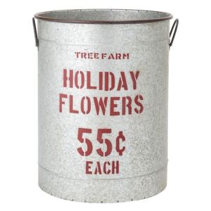 Vianočný obal na kvetináč Traditional Flowerpot M - Holiday Flowers