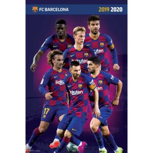 Plagát, Obraz - FC Barcelona 2019/2020, (61 x 91,5 cm)