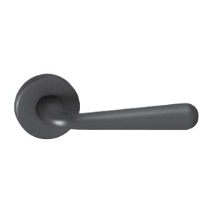 Dverové kovanie MP Bona-R 293 (BS) - WC kľučka-kľučka s WC sadou/BS (čierná mat)