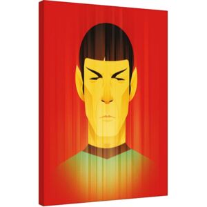 Obraz na plátne Star Trek: Beaming Spock - 50th Anniversary, (60 x 80 cm)