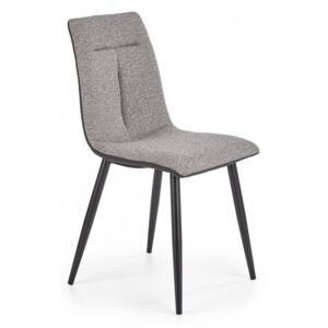 Jedálenská stolička K374 sivá / čierna Halmar