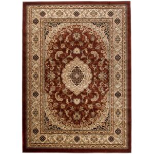 Kusový koberec klasický vzor 8 hnedý, Velikosti 70x140cm