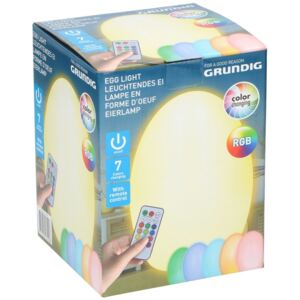 Grundig Grundig - LED RGB Dekoračné vajíčko s diaľkovým ovládaním na batérie 3xAAA P2876 + záruka 5 rokov zadarmo