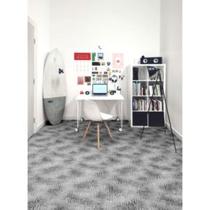 Metrážny koberec GROOVY sivý - 400 cm