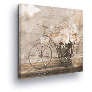 Obraz na plátne - Retro Bicycle 40x40 cm