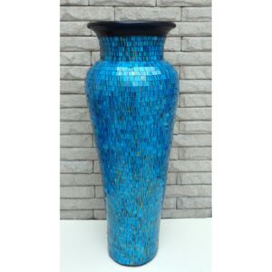 Váza modrá TYRKYS 80 cm - PREDANÉ
