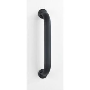 Čierna bezpečnostná rukoväť do sprchy Wenko Secura, výška 47,5 cm