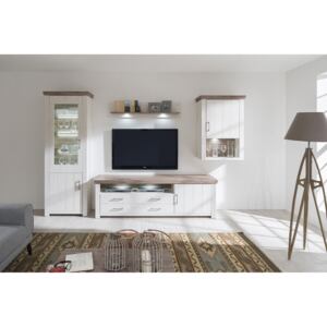 Decodom obývacia stena DETROIT 19 Pino aurelio / Dub san remo rustic / Pino aurelio