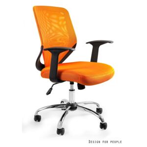 Kancelárska stolička Mobi - pomarančová