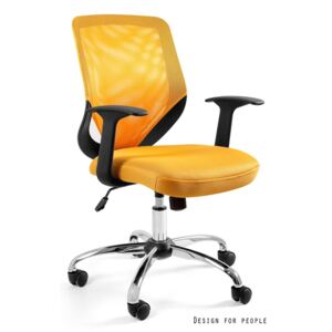 Kancelárska stolička Mobi - žltá