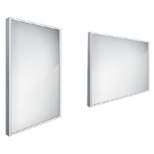 Nimco Zrkadlá - Zrkadlo s LED osvetlením, 500x700 mm, hliník ZP 13001