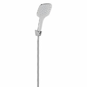 Ravak Sprchy - Súprava sprchovej hlavice, držiaka a hadice 907.00, chróm/biela X07S010