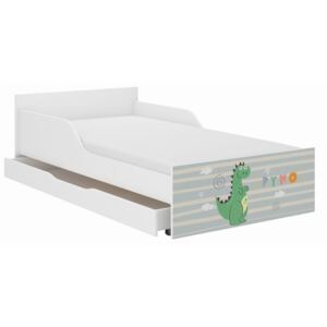 MAXMAX Detská posteľ FILIP - DINO 180x90 cm
