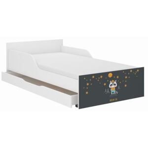 MAXMAX Detská posteľ FILIP - jazvec 180x90 cm