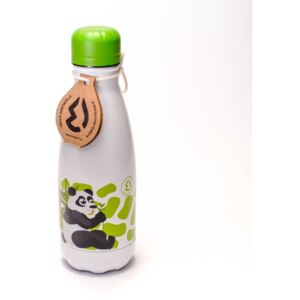 Water Revolution Detská nerezová Termo fľaša na pitie Panda Potravinářská nerezová ocel 18/8, 350 ml