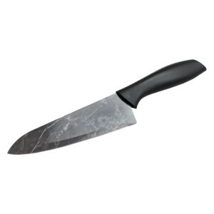 Šéfkucharský nôž 27,5 cm čierny mramor