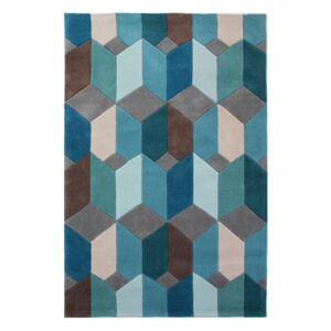 Modrý koberec Flair Rugs Scope, 80 x 150 cm
