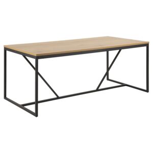Jedálenský stôl Naja 180 cm dub - čierny