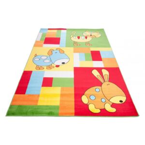 Detský kusový koberec Manny zelený, Velikosti 80x150cm