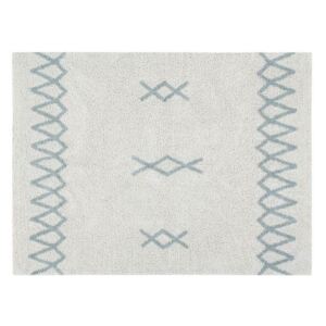 Lorena Canals Atlas Vintage ručne tkaný bavlnený koberec 120x160 cm modrý