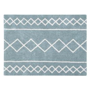 Lorena Canals Oasis Vintage ručne tkaný bavlnený koberec 120x160 cm modrý