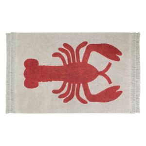 Lorena Canals Lobster ručne tkaný bavlnený koberec 140x200 cm prírodný