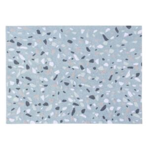 Lorena Canals Terrazzo ručne tkaný bavlnený koberec 140x200 cm modrá