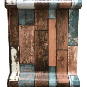 Samolepiace fólie farebné drevo s patino 45 cm x 10 m IMPOL TRADE T44 samolepící tapety