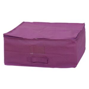 Úložný box textilný m fialový