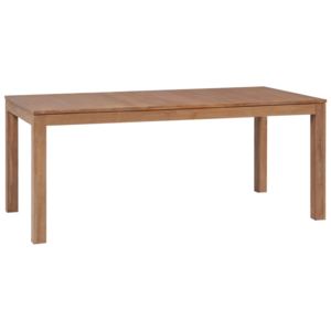 Jedálenský stôl z masívneho teakového dreva s prirodzeným povrchom 180x90x76 cm