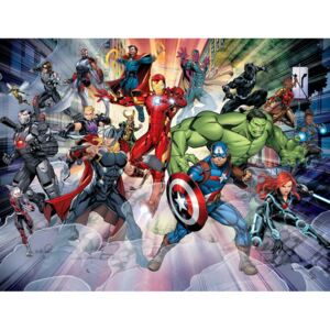 3D tapeta pre deti Walltastic - Avengers
