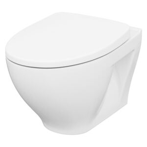 Cersanit Moduo CleanOn závesná wc misa + toaletné sedátko, K701-262