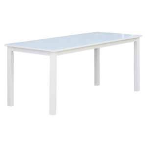 Backagard jedálenský stôl 180x90 cm biely