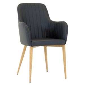 Comfort stolička čierna/natur