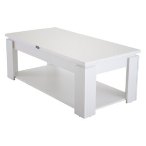 Lind konferenčný stolík biely 120x60 cm