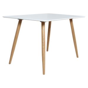 Plaza jedálenský stôl 120x80 cm (biela/natur)