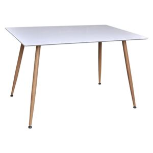 Polar jedálenský stôl 120x75cm (biela/natur)