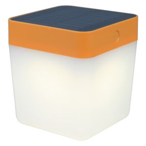 LUTEC 6908001340 TABLE CUBE solárne stolové LED svietidlo 1W 3000lm IP44 oranžová