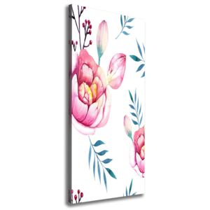 Moderné obraz canvas na ráme Kvetinový Vzor pl-oc-50x125-f-94208415