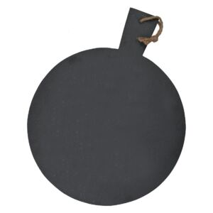 Čierna bridlicová doska na pizzu Garden Trading Pizza Board, ø 35 cm