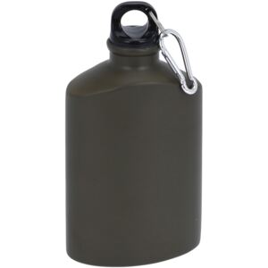 Koopman Športová hliníková fľaša s uzáverom 500 ml, army