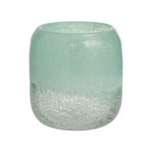 Váza zelená tyrkysová sklenená 3ks set MAGNIFICENT MINT