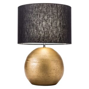 Čierno-zlatá stolová lampa Elegancia 57cm