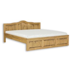 Masívna posteľ 140x200cm ACC 04 - K15 hnedá borovica