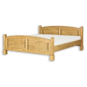 Manželská posteľ z dreva 180x200 ACC 05 - K09 prírodná borovica