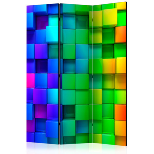 Paraván - Colourful Cubes [Room Dividers] 135x172 7-10 dní