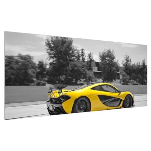 Obraz rýchleho auta (120x50 cm)
