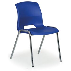 Stohovateľná stolička Cleo, modrá